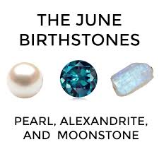 The Meaning Of The June Birthstones Pearl Alexandrite And Moonstone The Guided Gift In 2020 June Birth Stone June Birthstone Alexandrite Birthstones