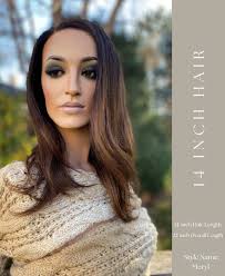 Dark Brunette Human Hair Full Lace Wig