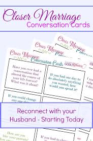 Closer Marriage Conversation Cards Equipping Godly Women Conversation Cards Marriage Communication In Marriage