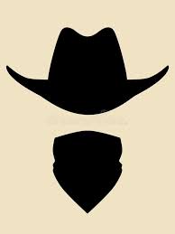 Bandit Cowboy Hat And Bandana Covering Face Symbol Sponsored Paid Sponsored Cowboy Face Symbol Hat Cowboy Design Cowboy Hat Drawing Cowboy Hats