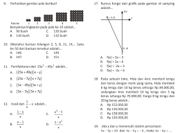Contoh Soal Skb Matematika Ilmusosial Id