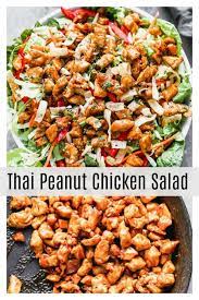 Thai Peanut Chicken Salad Cooking For Keeps Recipe Chicken Salad Recipes Salad Recipes For Dinner Best Salad Recipes