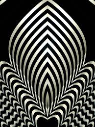 Black And White Optical Op Art Flame White Art Op Art Black And White