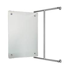 16255, tfh mirror stand hardware kit, $8.95; Crl Fpm1523bn Brushed Nickel 15 X 23 Frameless Pivot Mirror