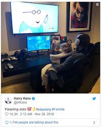 They will be available as separate outfits, and as part of the kane. Harry Kane S Multi Tasking Parenting Photo Prompted Much Hilarity On Twitter