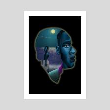 Karloff the uncanny in the mummy boris karloff and zita johann in a climactic scene from the movie. Moonlight Movie Poster An Art Print By Keviette Minor Inprnt