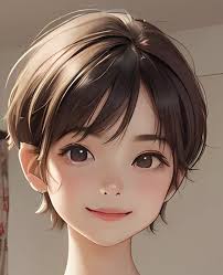 AI LoRA: short hair woman
