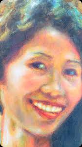 Last days to see this show in the flesh🩸at @taylor.fine.art! Painting:  “Padugo (Blood Blessing)” acrylic, oil stick, paper,