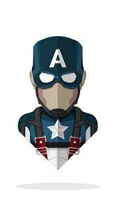 Minimal Captain America Iphone Wallpaper Marvel Superheroes Art Avengers Wallpaper Marvel Wallpaper