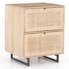 Sydney Woven Cane Nightstands Drawer Filing Cabinet Filing Cabinet Coastal Style Furniture