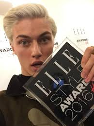 Lucky Blue Smith Wins 'Male Model Of The Year' at the ELLE Style Awards 2016