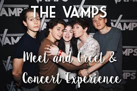 Thevamps.lnk.to/mailinglist official website if you use to listen to the vamps 1d and 5sos then your childhood was great. The Vamps Wake Up Tour Meet And Greet Concert Everything Erin