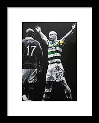 Jul 1, 2007 contract until: Scott Brown Celtic Fc Framed Print By Geo Thomson