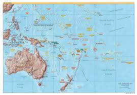 14 según la constitución de 1990, los no fiyianos no pueden tener cargos en el gobierno, lo que otorga más poder a los jefes de origen fiyiano, aunque desde hace 20 años permiten a. Mapa Fisico De Oceania 2002 Mapa Owje Com