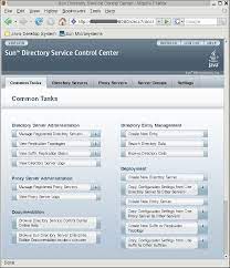 Directory Service Control Center Interface (Sun Directory Server Enterprise  Edition 7.0 Administration Guide)