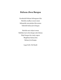 Bahasa Jiwa Bangsa