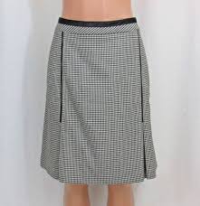Black And White Houndstooth Skirt Lane Bryant Sz 20 Houndstooth Skirt Black White A Line Pleats Black Trim Career Lanebryant Aline Career Houndstooth Skirt Black Trim Skirts