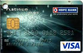 The card offers a very attractive reward point system with card protection and helps you make the most of any kind of purchase. Bank Card Platinum Plus Hdfc Bank India Republic Col In Vi 0015