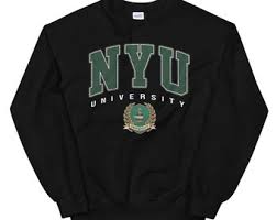 Nyu Sweatshirt Etsy