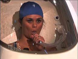 Body Fat test with the Bod Pod as shown