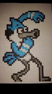 Mordecai Pixel Art Dibujos En Cuadricula Dibujos Pixelados Dibujos En Pixeles