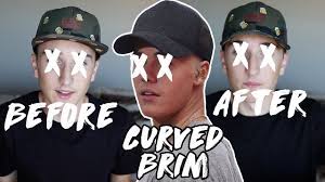 How To Curve Your Hat Brim Youtube