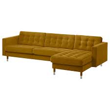 We bring to you a cor circum leder sofa gelb zweisitzer couch. Landskrona 4er Sofa Mit Recamiere Samt Gelb Metall Ikea Deutschland