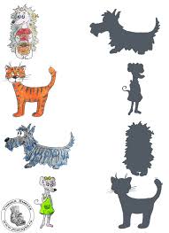 Shadow Matching Preschool Schaduw Zoeken Voor Kleuters