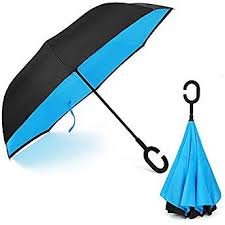 Reversion Regenschirm Reverse Double Layer Folding Inverted Regenschirm C Formigen Hands Free Griff Best Compact Regenschirm R Regenschirm Regenschirme Schirm