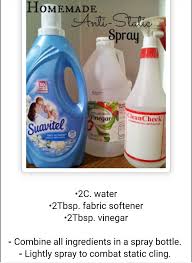 Anti Static Spray For Clothes Diy Sprays Diy Laundry Static Clothes