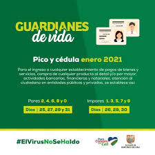 22 enero 2021 , 11:12 am. Conozca El Pico Y Cedula En Cali Para Este Sabado 30 De Enero