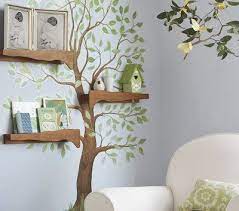 How To Paint A Tree Sillhouette Mural In The Nursery Nursery Murals And More Barnrum Tema Barnrum Inredning Barnrum Vagg