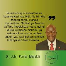 Kenyan media reports that john magufuli is being treated in a hospital in nairobi as speculation grows about his whereabouts. Magufuli Quotes Magufuliquotes Twitter