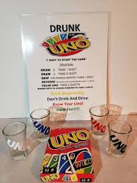 4 Customize Uno 1 5 Oz Shot Glasses Game Instructions Deck Of Cards In 2020 Drinking Games Fun Drinking Games Uno Drinking Game