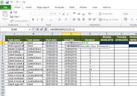 24 Valid Edit Gantt Chart In Excel For Workdays Only