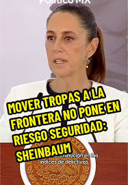 Movilización de la Guardia Nacional en la Frontera: Sheinbaum Descarta  Riesgos