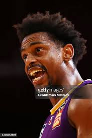 Casper Ware of the Kings reacts during the round 18 NBL match between...  News Photo