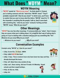 Wdym Meaning What Does Wdym Mean And Stand For 7esl Learn English Words Other Ways To Say English Phrases