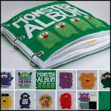 The Monster Album Quiet Book Quiet Book Diy Quiet Books Felt Quiet Books
