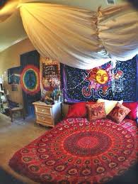 Style your favourite boho style dress with a patchwork waist coat, round sunnies and ankle boots to look festival ready. Hippie Bedroom Tapestry Chic Bedroom Decor Dream Rooms Boho Chic Bedroom Decor