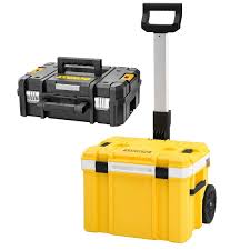 You only need a cooler if you are going to. Dewalt Dwst83281 1 Tstak Cooler Cool Box Trolley Rolling Mobile Box Tstak 2 Buyaparcel
