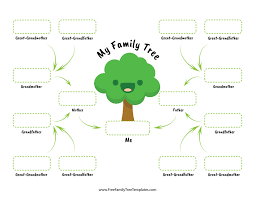 Family Tree For Children Free Family Tree Templates