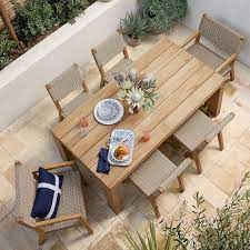 Larnaca Outdoor Teak Extendable Dining Table Outdoor Dining Furniture Outdoor Dining Table Outdoor Dining Set