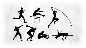 Sports Clipart: Large Black and White Male "Track & Field" Event  Silhouettes - Run, Hurdle, Jump, Throw - Digital Download jpg, png, svg in  2020 | Track and field, Hurdles, Clip art