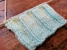 Using a contrasting colour tie a marker around the needle. Three Basic Rib Stitch Knitting Patterns Knitting Bee