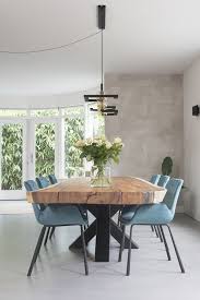 tafel stalen onderstel modernes esszimmer esszimmer inspiration haus deko