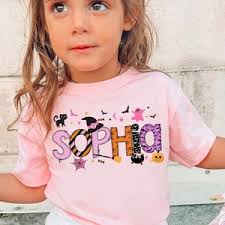 Boy Ghosts With Personalized Name T-shirt, Halloween Shirt for Boys, Custom  Name Graphic Tee (BOY THREE GHOSTS)