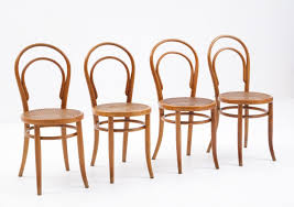 For Sale Set Of 4 Bentwood Chairs By Fischel 1920s Vntg Vintage In 2020