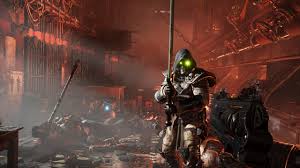 Your body is enhanced with a dozen customizable augments to run on walls and leap over chasms. Necromunda Hired Gun Review A Buggy Trip To The Underhive