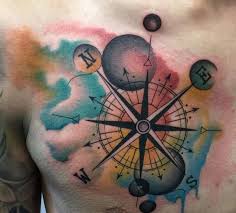 Maybe you would like to learn more about one of these? 40 Watercolor Compass Tattoo Designs For Men Cool Ideas
